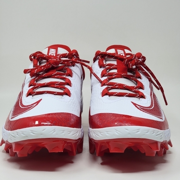 Nike Alpha Huarache Elite 4 MCS Cleats White Red FD6255-105 Men\'s Size 12 New main image 2